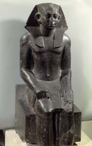 Statue de Sésostris III (1887-49 av. J.-C.) en jeune homme